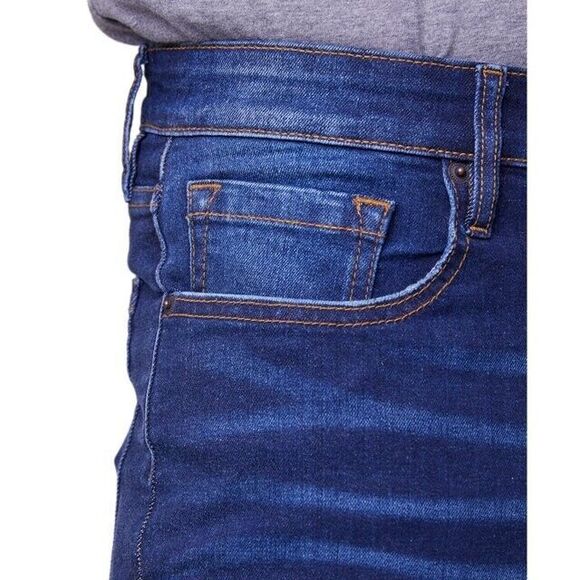 Lazer designer Men's Straight-Fit Jeans in Abe Dark Blue-Size 32x30 relaxed - Picture 4 of 4